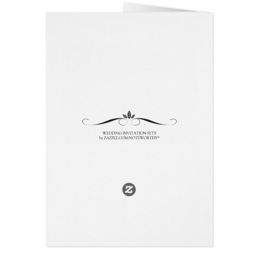 Lovebirds Hochzeitsprogramme (Hinten)