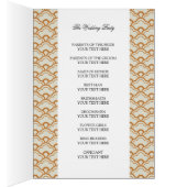 Lovebirds Hochzeitsprogramme (Innen (Rechts))