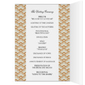 Lovebirds Hochzeitsprogramme (Innen (Links))