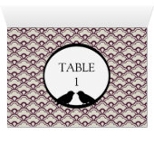 Lovebirds Hochzeitstipptafeln (Innenansicht Horizontal (Unten))