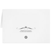 Lovebirds Hochzeitstipptafeln (Rückseite Horizontal)