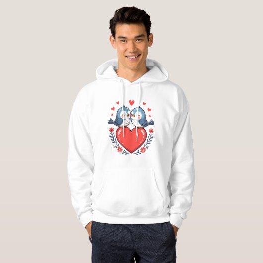 Lovebirds Hoodie (Vorne ganz)