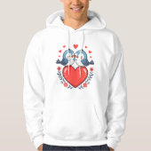 Lovebirds Hoodie (Vorderseite)