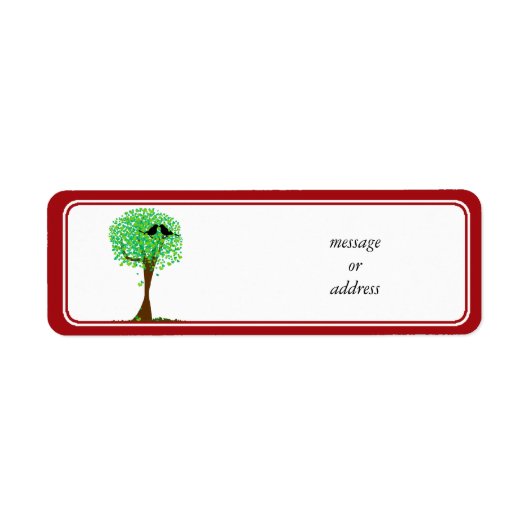 Lovebirds im Bäume des Herzens - Sommer-Liebe (Vorne)