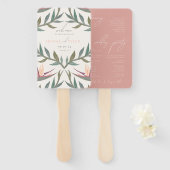 Lovebirds im Paradies Fächer (Vorne und Hinten)