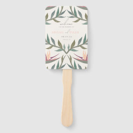 Lovebirds im Paradies Fächer