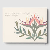 Lovebirds im Paradies Gästebuch (Rückseite)