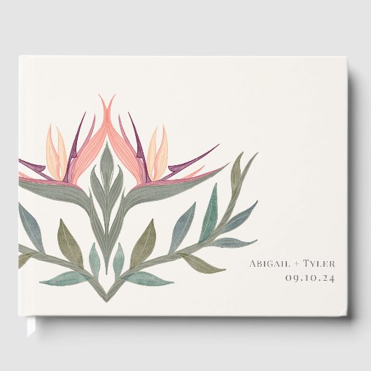 Lovebirds im Paradies Gästebuch (Vorderseite)