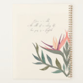 Lovebirds im Paradies Hochzeit Planer (Rückseite)