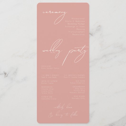 Lovebirds im Paradies Programm (Rückseite)