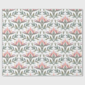 Lovebirds im Paradies-Umschlagpapier Geschenkpapier (Flach)