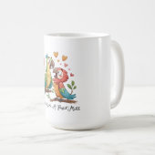 Lovebirds in Colorful Harmony Kaffeetasse (VorderseiteRechts)