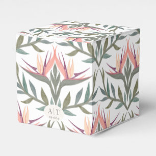 Lovebirds in Paradise Gefälligkeitsbox Geschenkschachtel