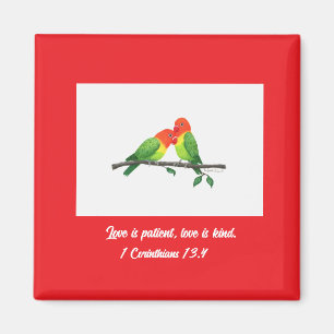 Lovebirds Inspiration Magnet