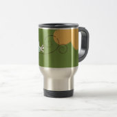 Lovebirds-Kaffee-Tasse Reisebecher (VorderseiteRechts)