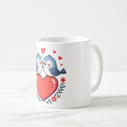Lovebirds Kaffeetasse (VorderseiteRechts)