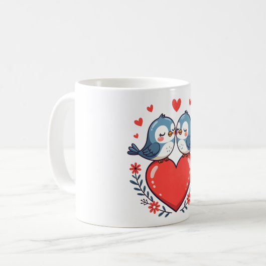 Lovebirds Kaffeetasse (Vorderseite Links)