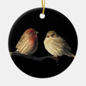 Lovebirds Keramikornament (Vorne)