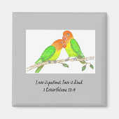 Lovebirds Magnet (Vorne)