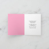 Lovebirds Mom & Dad Happy Anniversary Karte (Innenseite)