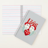 "Lovebirds" Notizblock (Innen)