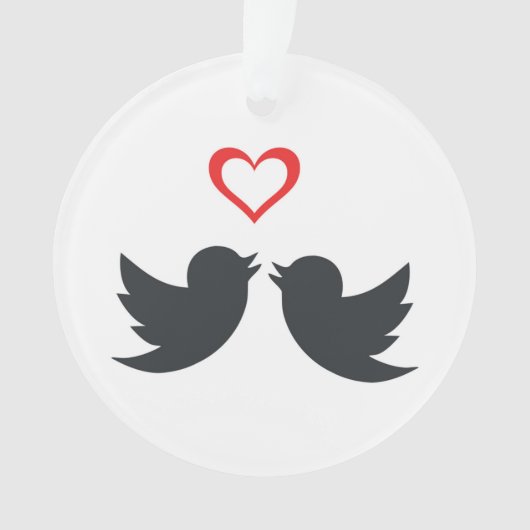 LOVEBIRDS ORNAMENT (Vorderseite)