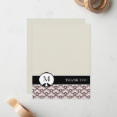 Lovebirds Personalisiert Dankeschön Karten (zweise (Vorderseite/Rückseite Beispiel)