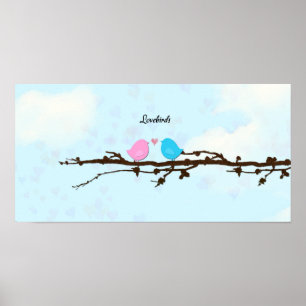Lovebirds-Plakat Poster