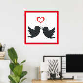 LOVEBIRDS POSTER (Heimbüro)