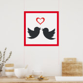 LOVEBIRDS POSTER (Küche)