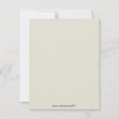 Lovebirds RSVP-Karten oder Antwortkarten RSVP Karte (Rückseite)