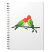 Lovebirds SpiralNotebook Notizblock (Vorderseite)