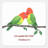 Lovebirds Sticker für Inspiration (Vorderseite)