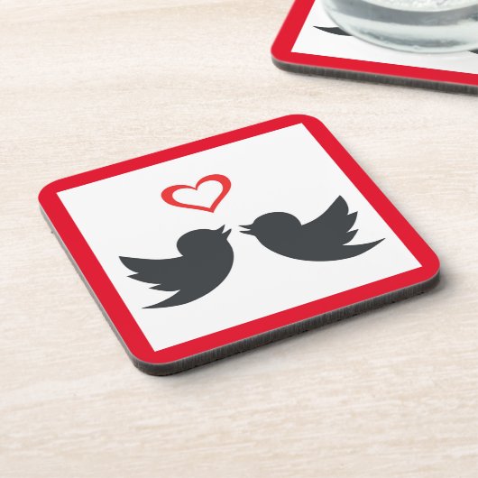 LOVEBIRDS UNTERSETZER (Linke Seite)