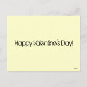 Lovebirds Valentinstag Card Feiertagspostkarte (Rückseite)