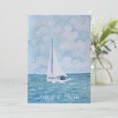 Loveboat b) Einladung zur Hochzeit (Stehend Vorderseite)