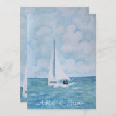 Loveboat b) Einladung zur Hochzeit (Vorne/Hinten)