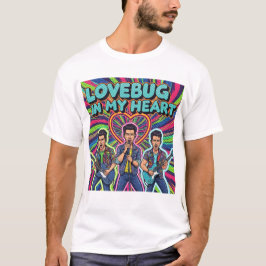 Lovebug in meinem Herzen - Pop-Art-Trio T-Shirt