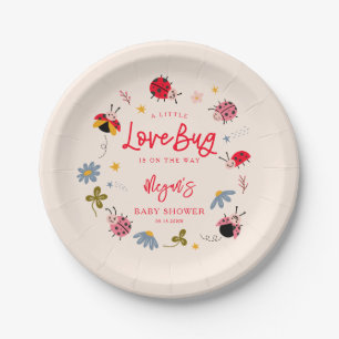 Lovebug Summer Baby Dusche Pappteller