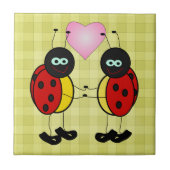 Lovebugs Picnic Fliese (Vorderseite)