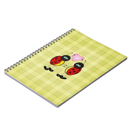 Lovebugs Picnic Notizblock (Linke Seite)