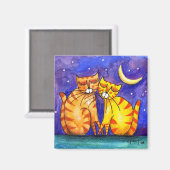 LoveCats - Magnet (Vorderseite/Rückseite)