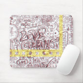 LOVECOMMONS マウスパッド MOUSEPAD (Mit Mouse)