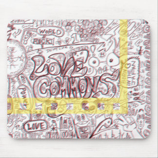 LOVECOMMONS マウスパッド MOUSEPAD