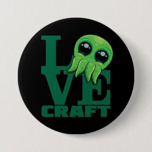 Lovecraft Baby Cthulhu Design - Niedliche Liebe Button
