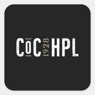 Lovecraft CoC Quadratischer Aufkleber