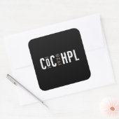 Lovecraft CoC Quadratischer Aufkleber (Umschlag)