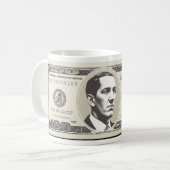 Lovecraft Dollar Kaffeetasse (Vorderseite Links)