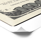 Lovecraft Dollar Poster (Ecke)