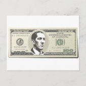 Lovecraft Dollar Postkarte (Vorderseite)